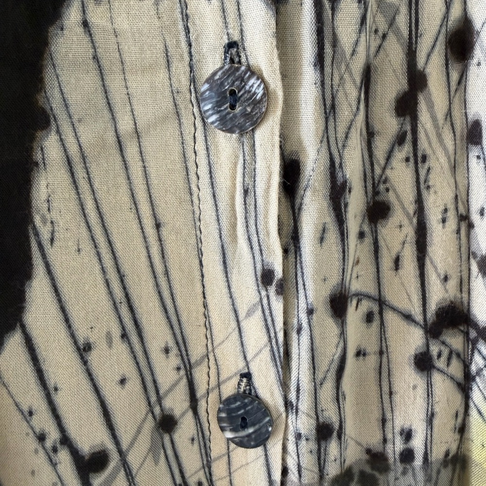 Adverb Wearable Art Abstract Pattern Button Down … - image 7